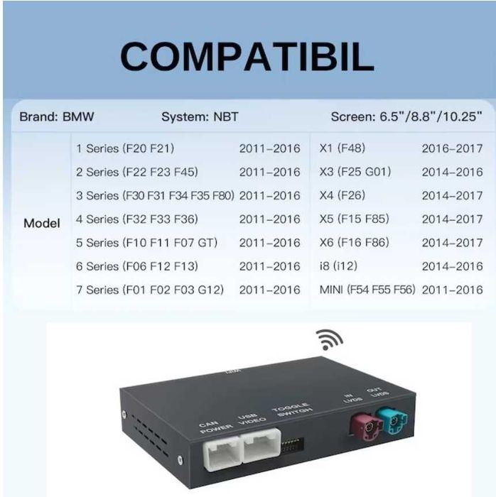 Module Carplay BMW NBT, Volkswagen, Skoda, Seat