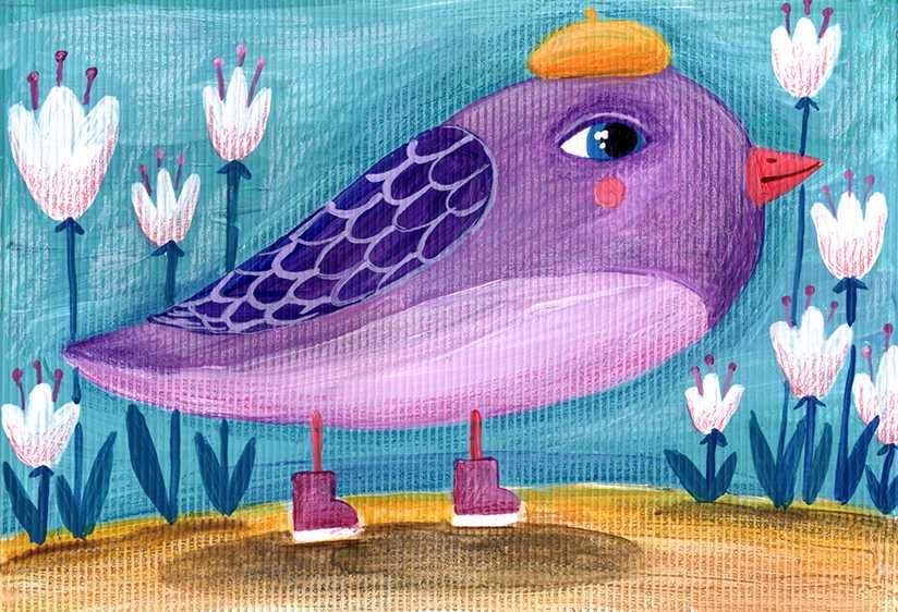 Картина акрилом в рамке