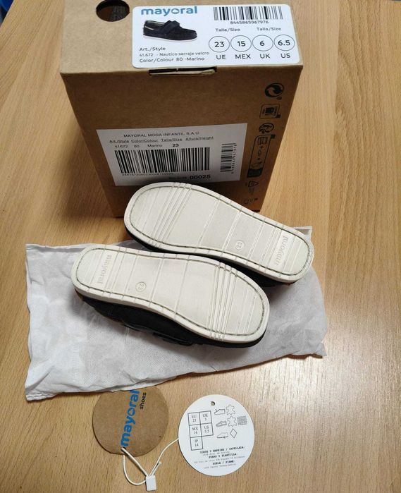 MAYORAL Mocasini Náutico Piele Întoarsă pentru copii - băieți NEPURTAȚI Mărime UE 23 Culoare 80 Bleu-Marin