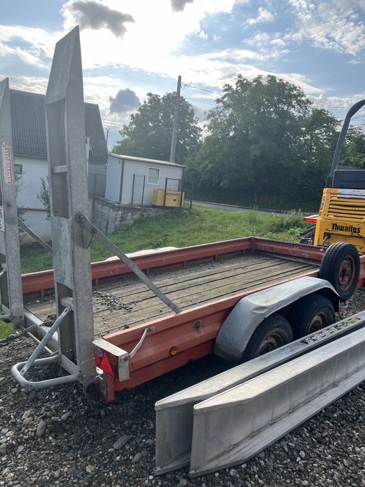Trailer/remorca transport miniexcavator 3500kg