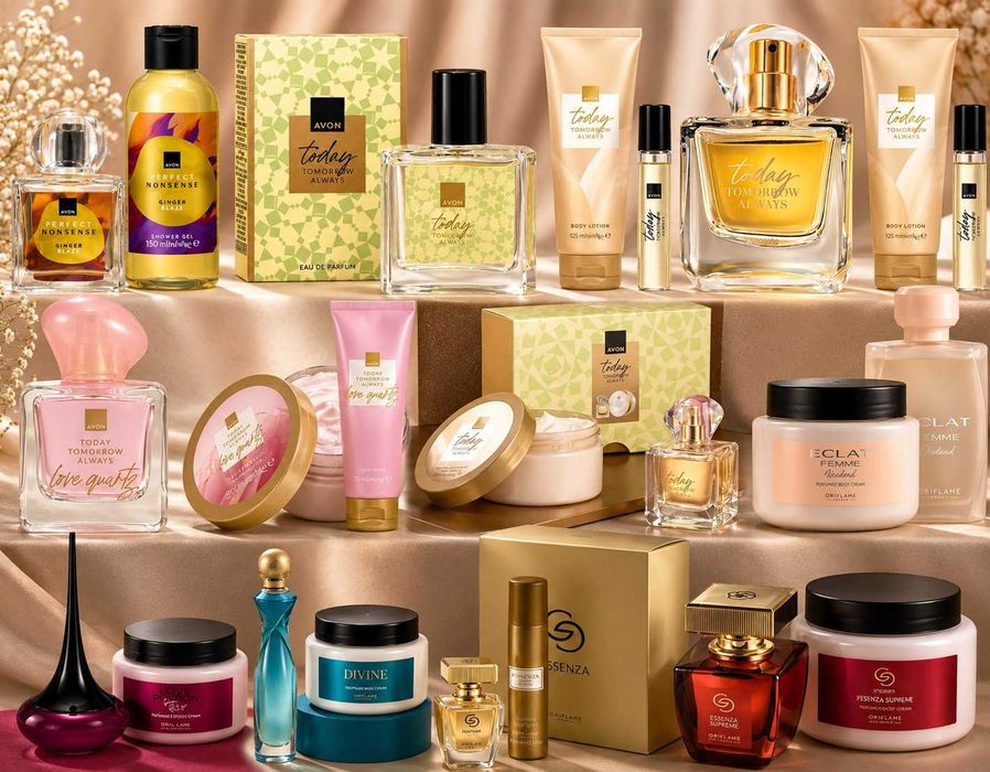 AVON, ORIFLAME налични подаръчни комплекти