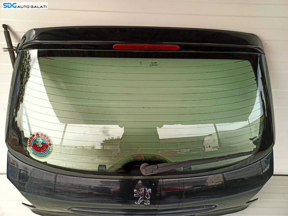 Haion Hayon Portbagaj Dezechipat cu Luneta Geam Sticla Peugeot 206 + PLUS 2009 - 2012 [L1671]
