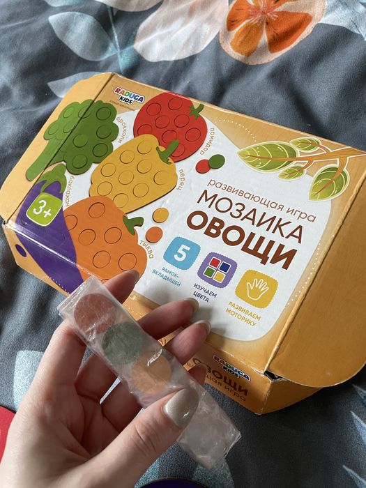 развивающая Монтессори мозайка