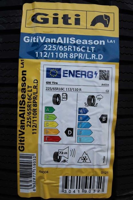 Anvelope noi 225/65R16C, 112/110R, GITI, All Season