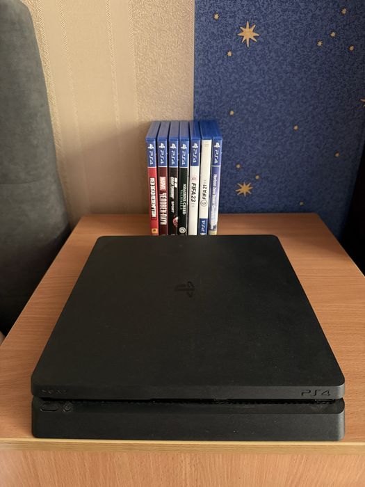PS4 Slim 1tb без джойстика