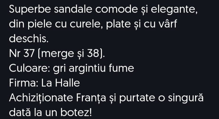 Sandale superbe La Halle