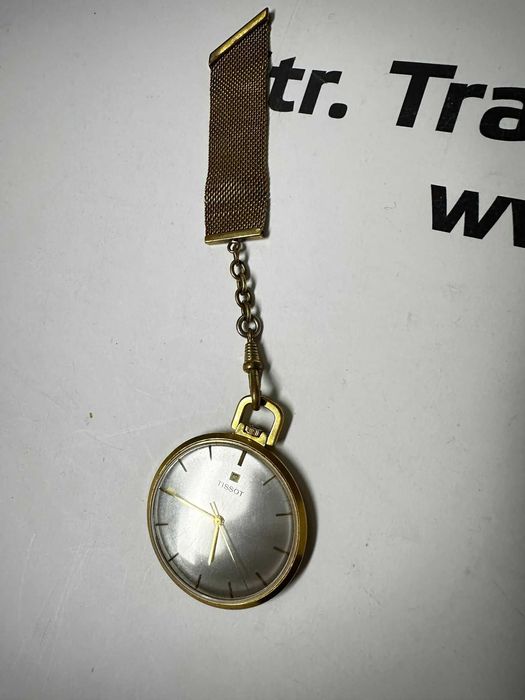 Ceas de buzunar Tissot Vintage, Gold Plated -T-