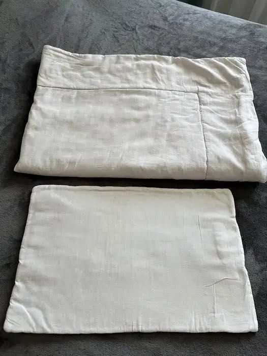 Lenjerie de pat pătuț bebe:paturica,pernă,husa de pilotă,față de pernă