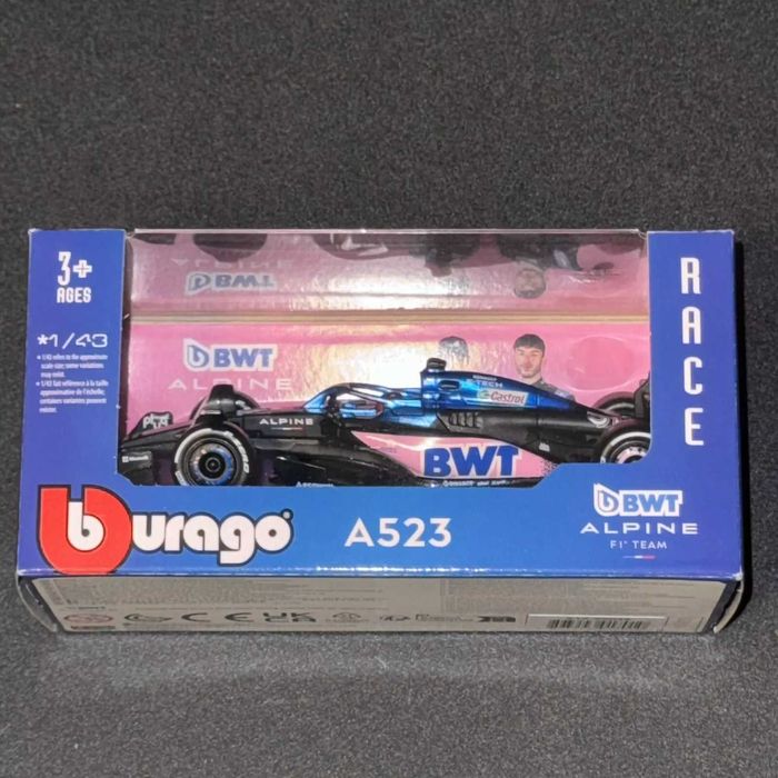 Macheta Alpine A523 BWT Esteban Ocon Formula 1 2023 - Bburago 1/43 F1