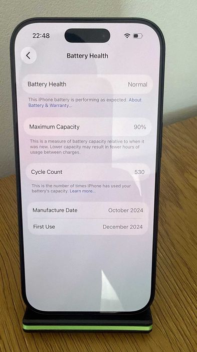 iPhone 16 Pro 128 GB Black Impecabil 10/10 baterie 90% Model cu eSIM Fără zgârieturi