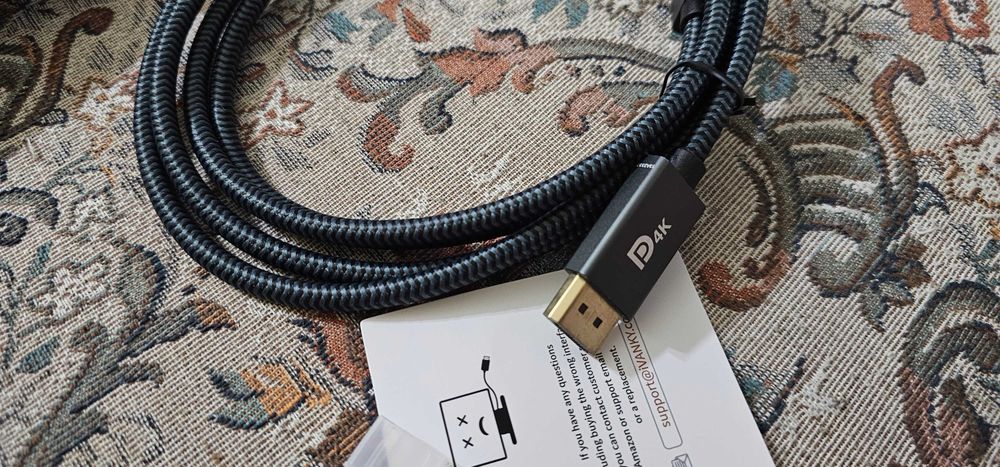 cablu display port 4k gold plated