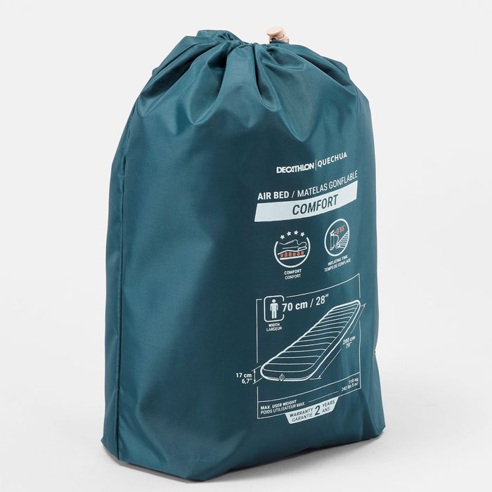 Saltea gonflabilă camping 1 persoană, - produs resigilat Decathlon