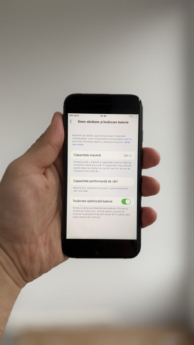 iPhone 8 Bleck Neverlock-256GB-Amprenta Functionala-89%Baterie-OK