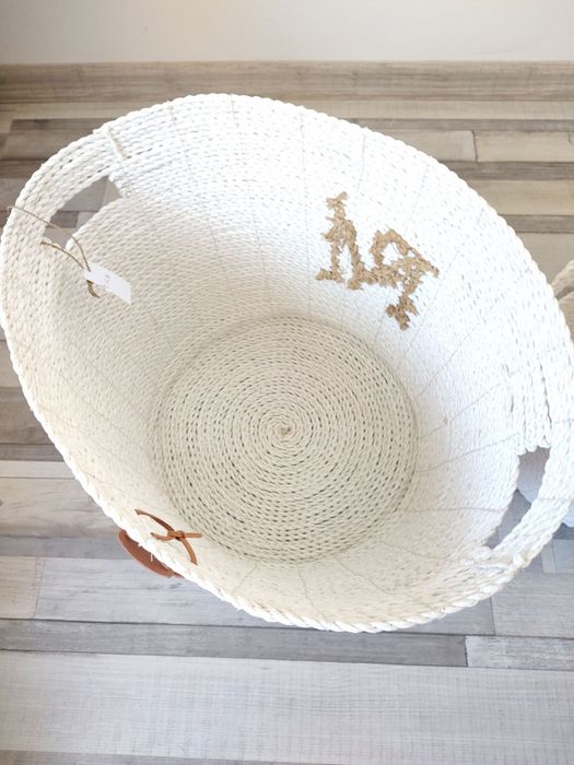 Riviera Mason Monogram 2  дизайнерски кошници от рафия