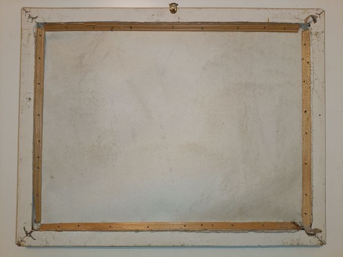 Tablou Pictat"Cascada Ascendentă în Lumină Aurie" Anul 1998