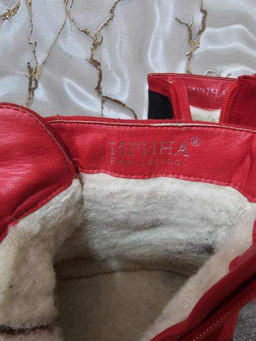 Детские ботинки для девочки, б/у, 35 размер.