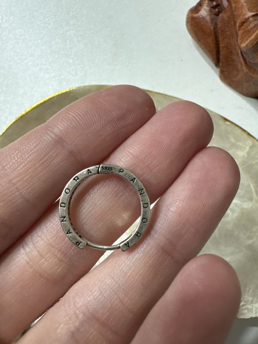 Pandora серьга-кольцо «Классика вечности»