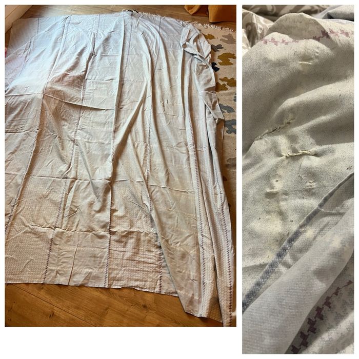 Lot cu perna pene si puf si lenjerie