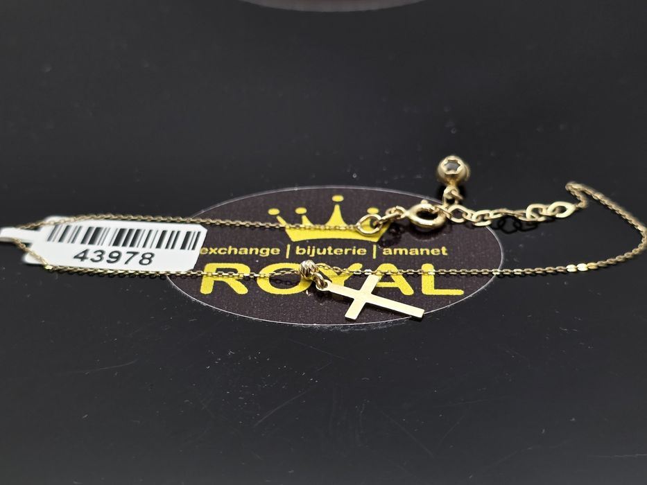 Bijuteria Royal: Brățară aur 14k/0.99 gr