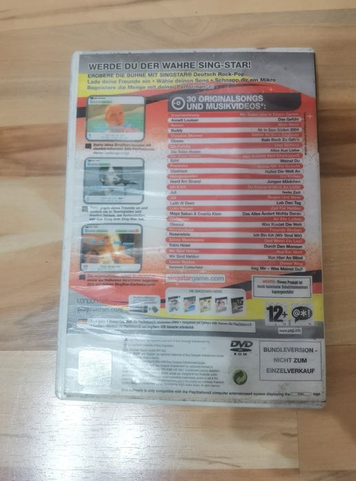Joc video Ps2 playstation Singstar Deutsch Rock Pop ps2 ps 2