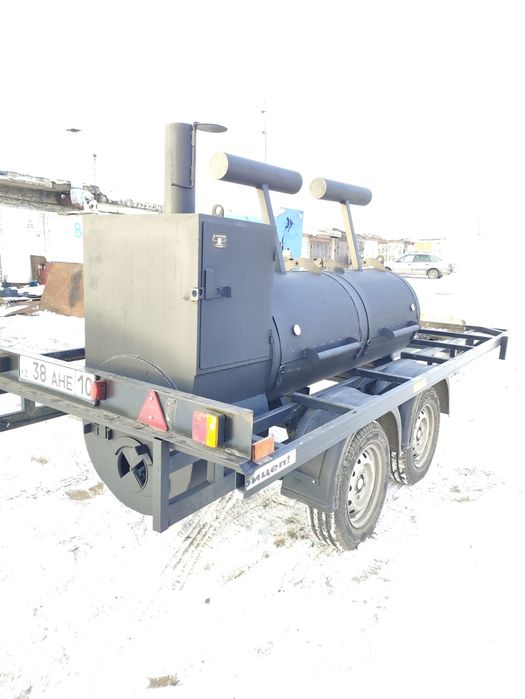 Изготовление Smoker BBQ