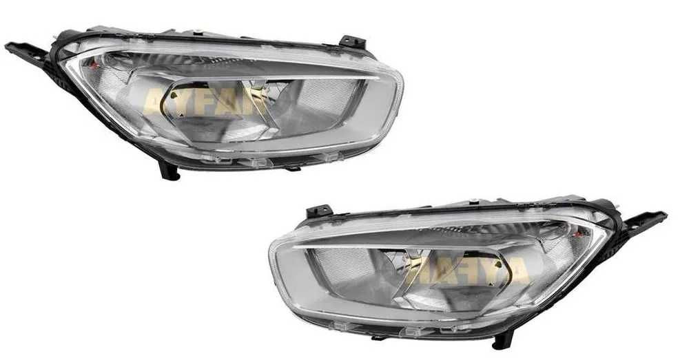 Фарове Фар за Форд Транзит Куриер 2018 + с мотор хром  TRANSIT COURIER