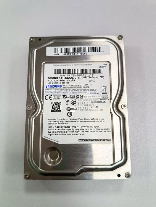 Жёсткий диск SAMSUNG 320GB