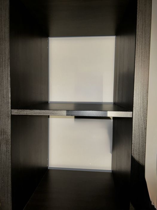 Etajera Ikea Kallax Negru-Maro