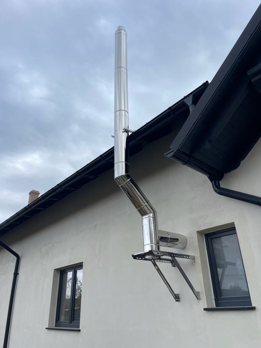 Hornuri de inox Coș de fum Burlane din inox termo izolate!