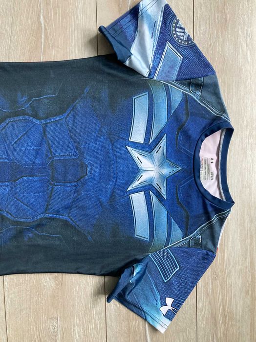 Under Armour Marvel Captain America compression Heatgear тениска М