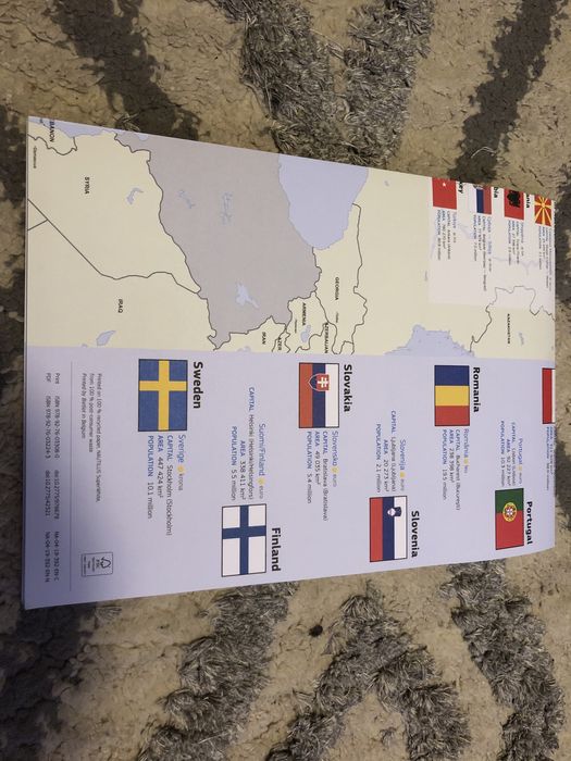 Harta Europa UE Uniunea Europeana