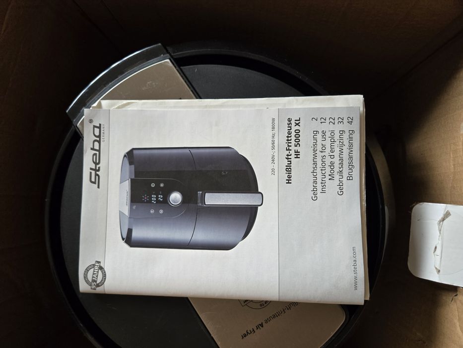 Friteuză cu aer cald Steba Germany (Airfryer) - Funcțională, mici defecte