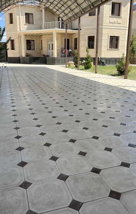 Брусчатка, тротуарная плитка,бордюры