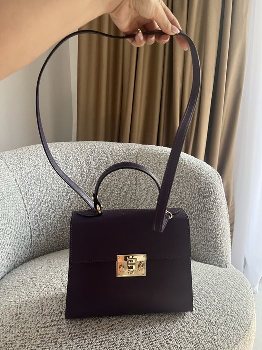 Geanta din piele naturala Made in Italy