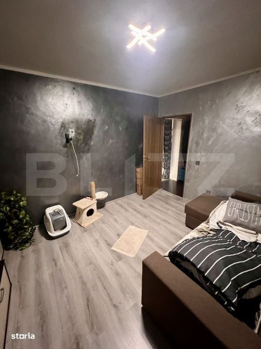 Apartament de 2 camere, 46 mp, balcon, zona Piata Abator — fotografia 3