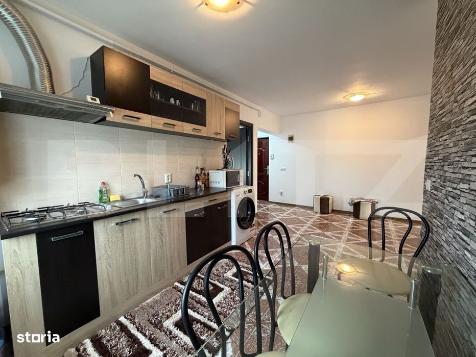 Apartament cu 2 camere, utilat si mobilat