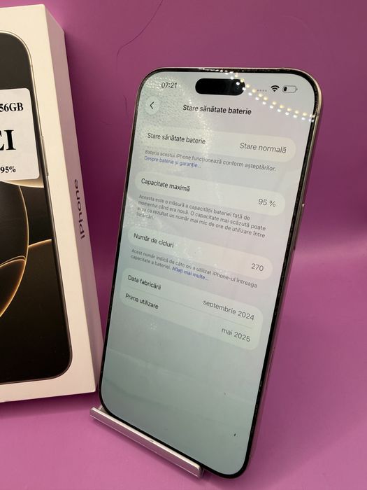 Iphone 16 Pro Max 256gb •Matei Amanet Crangasi•73065