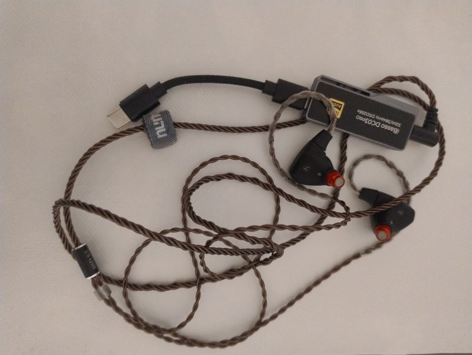 Casti IEM Dunu Titan S + Ibasso DC03Pro