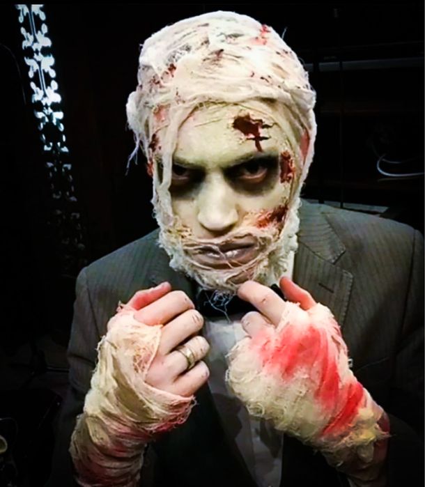 Грим. Художник. Хэллоуин.