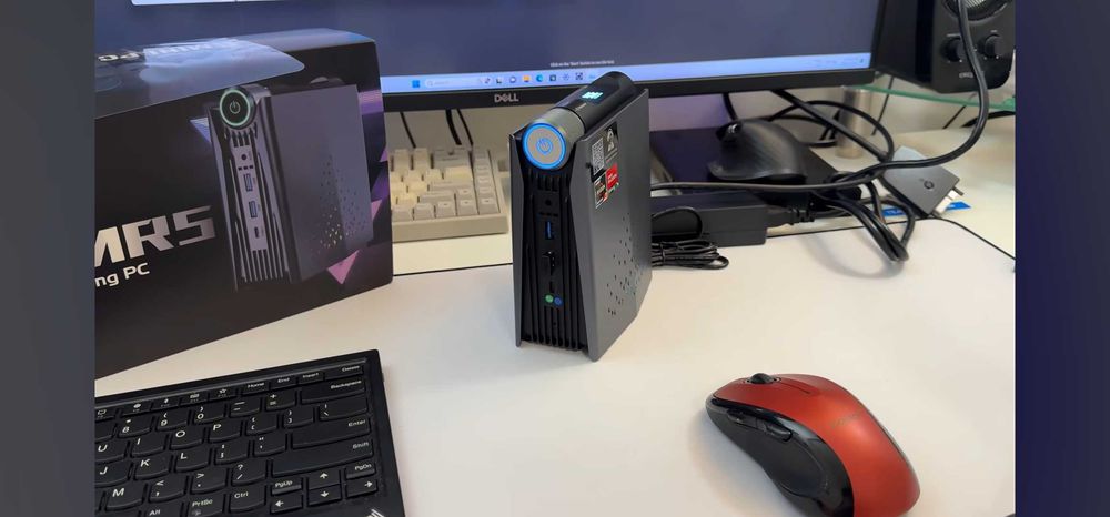 Mini PC ACE Magician AMR5, AMD Ryzen 5 5600U, 32 Gb RAM, SSD 512 Gb, Negru