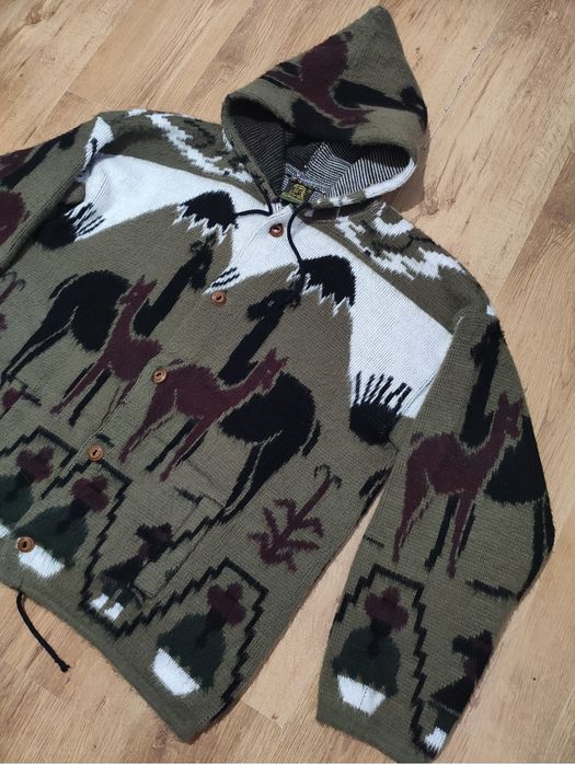 Hanorac din lână Alpaca Ecuador mărimea L