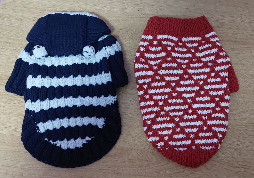 Haine tricotate pentru căței sau pisici