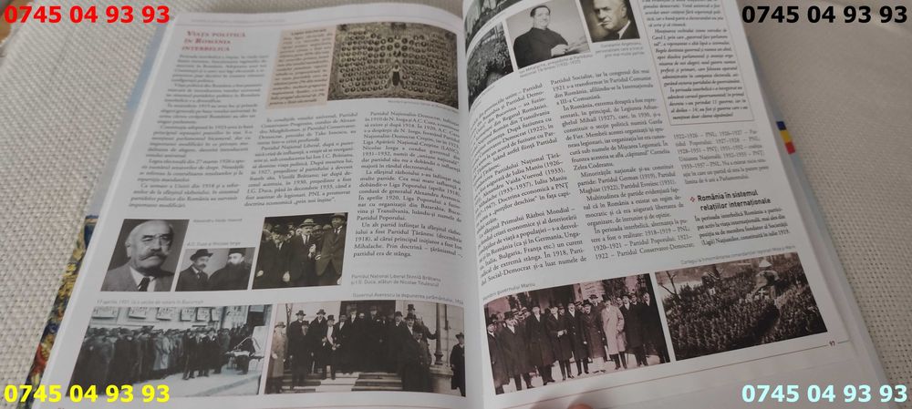 carte carti istoria ilustrata a romanilor pentru elevi cartonata