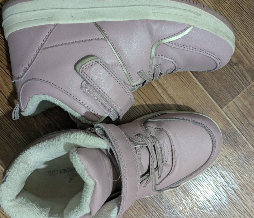 Утеплённые кеды на девочку ,размер 34