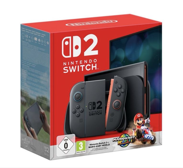 Nintendo swith 2+mario cart пакет