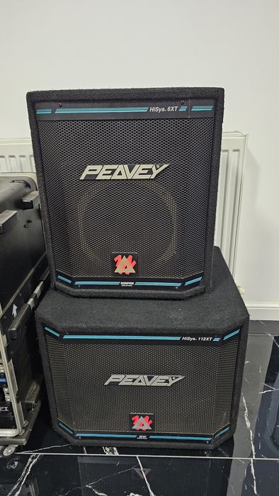 Statie DYNACORD PowerMate 500 si boxe PEAVEY SERIA XT