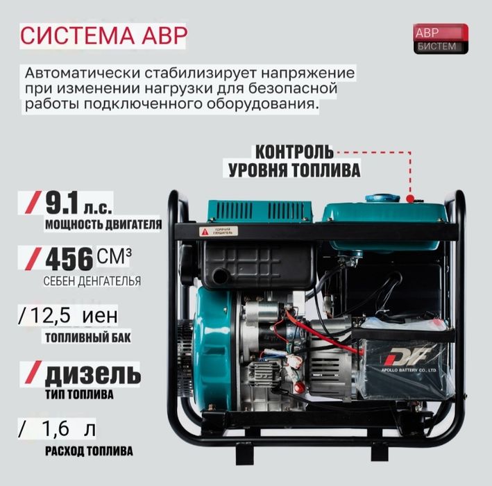 Продам дизельный генератор
