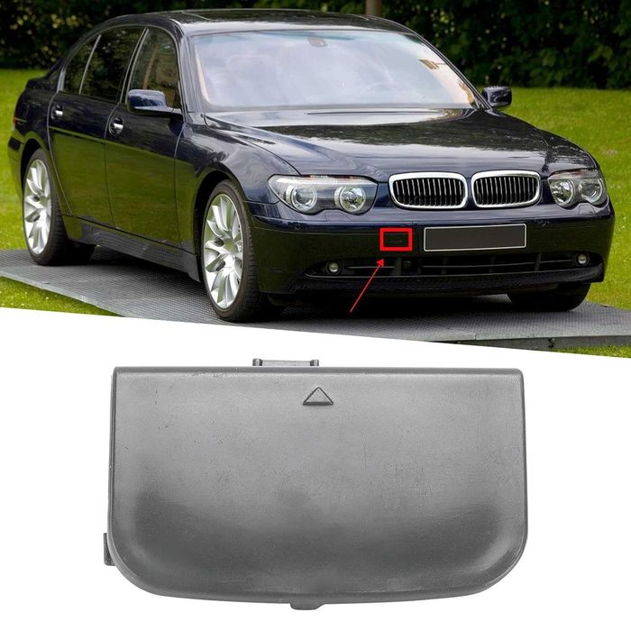 Капаче предна броня BMW E65 E66 02/06 730d 740i 730i led халоген H4