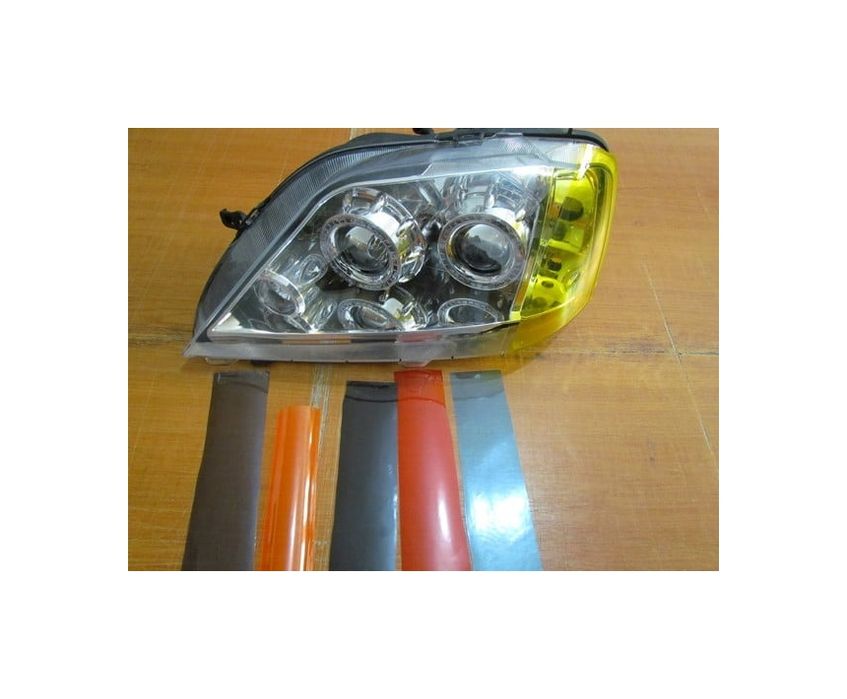 Folie fumurie Light Black protectie faruri / stopuri la rola 10m ERK