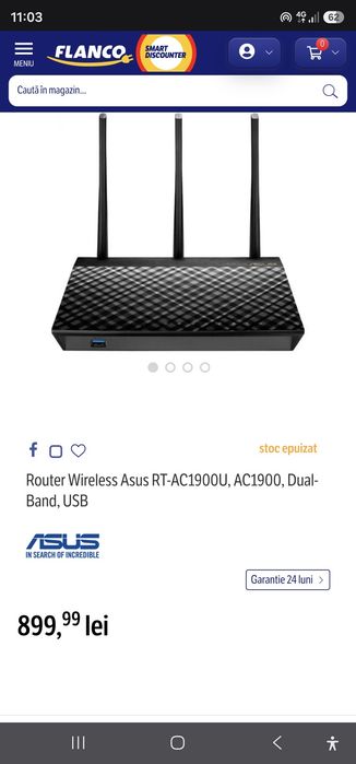 Router Asus AC1900U, TP-LINK WR740N